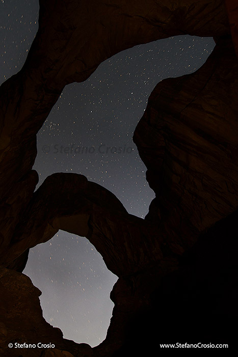 Double Arch at night