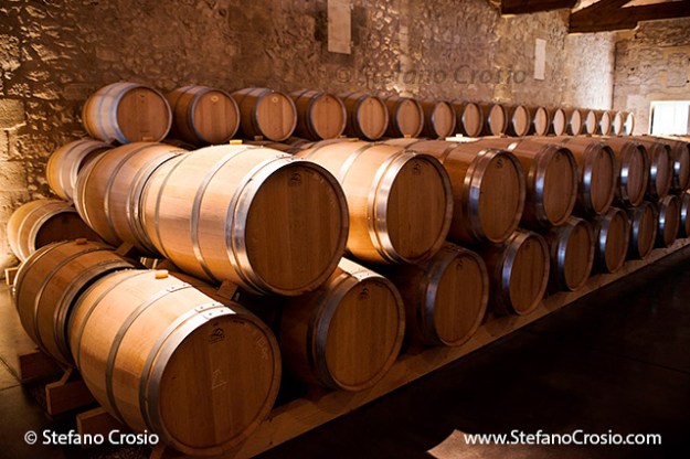  The barrique cellar at Chateau de Ferrand (Grand Cru Classé)