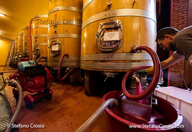  Delastage "rack and return" process of Ar.Pe.Pe.'s fermenting must